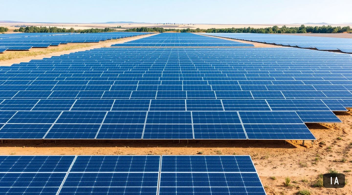 Ilustración generada por IA para: Jinko Solar sitúa en 8,93% la ganancia máxima de rendimiento de Tiger Neo frente a…