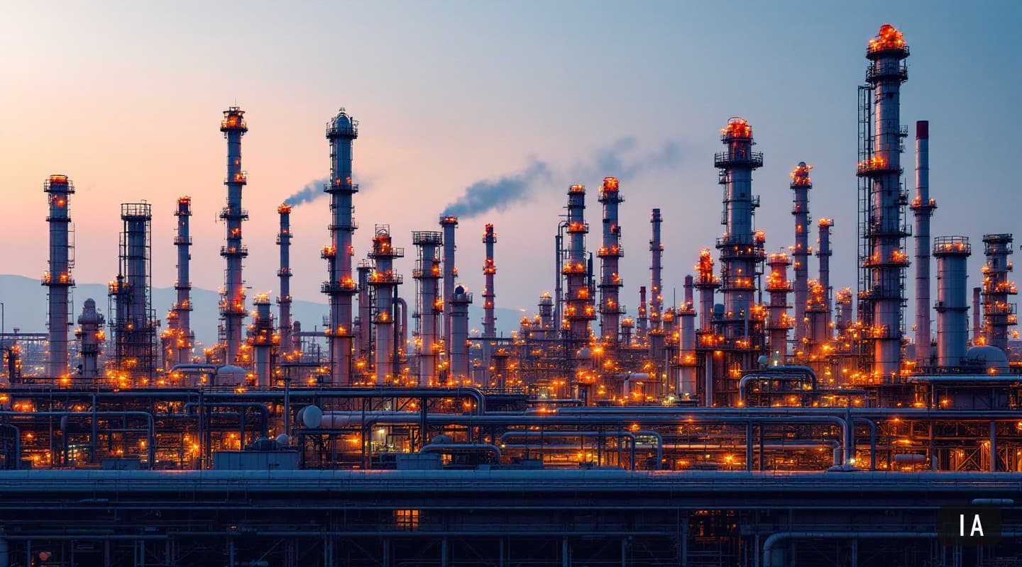 Ilustración generada por IA para: Chevron eleva 15% la producción de sus tres empresas mixtas con PDVSA y prevé cobrar la…
