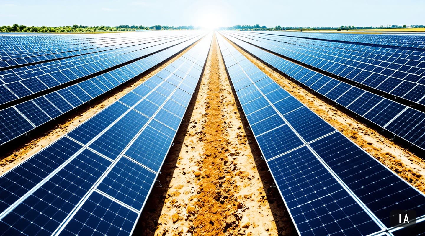 Ilustración generada por IA para: Georgia Power suma 49,5 MW de baterías de cuatro horas acopladas a una planta solar